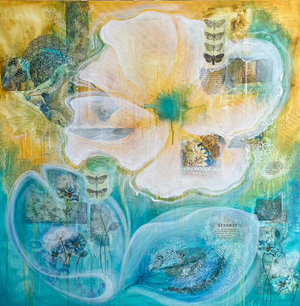 "Dreamer" original floral art - editafieldsart