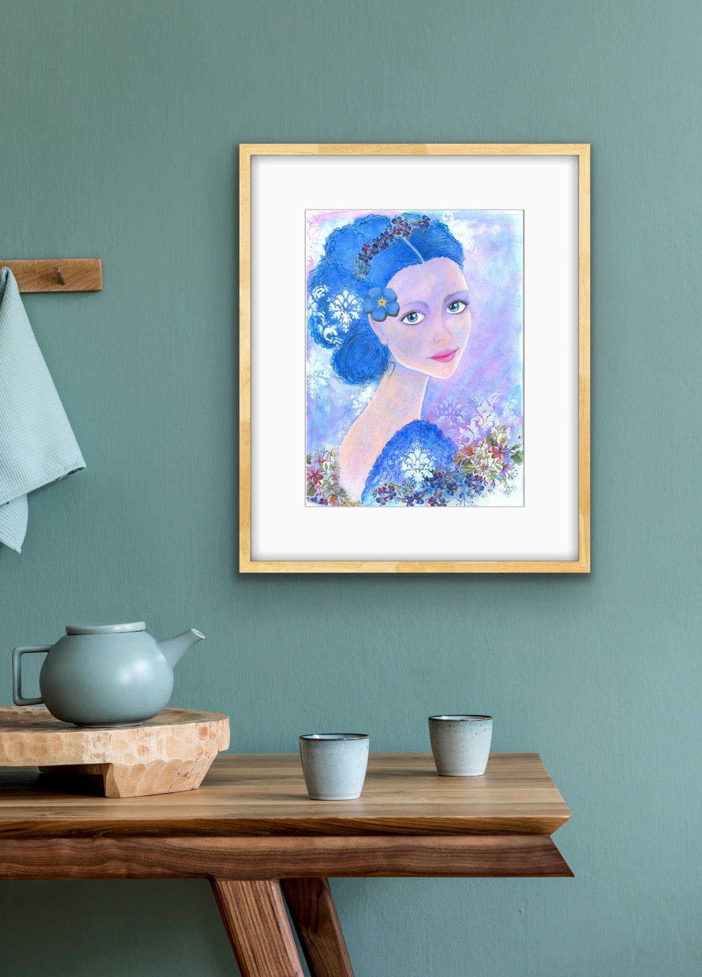 "Forget-me-not"  Fine Art Print - editafieldsart