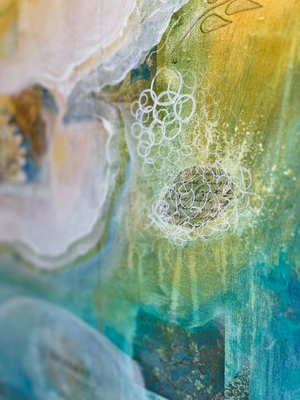 "Dreamer" original floral art - editafieldsart