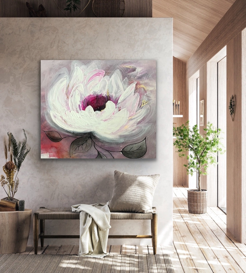 beautiful big blooms water lily - editafieldsart