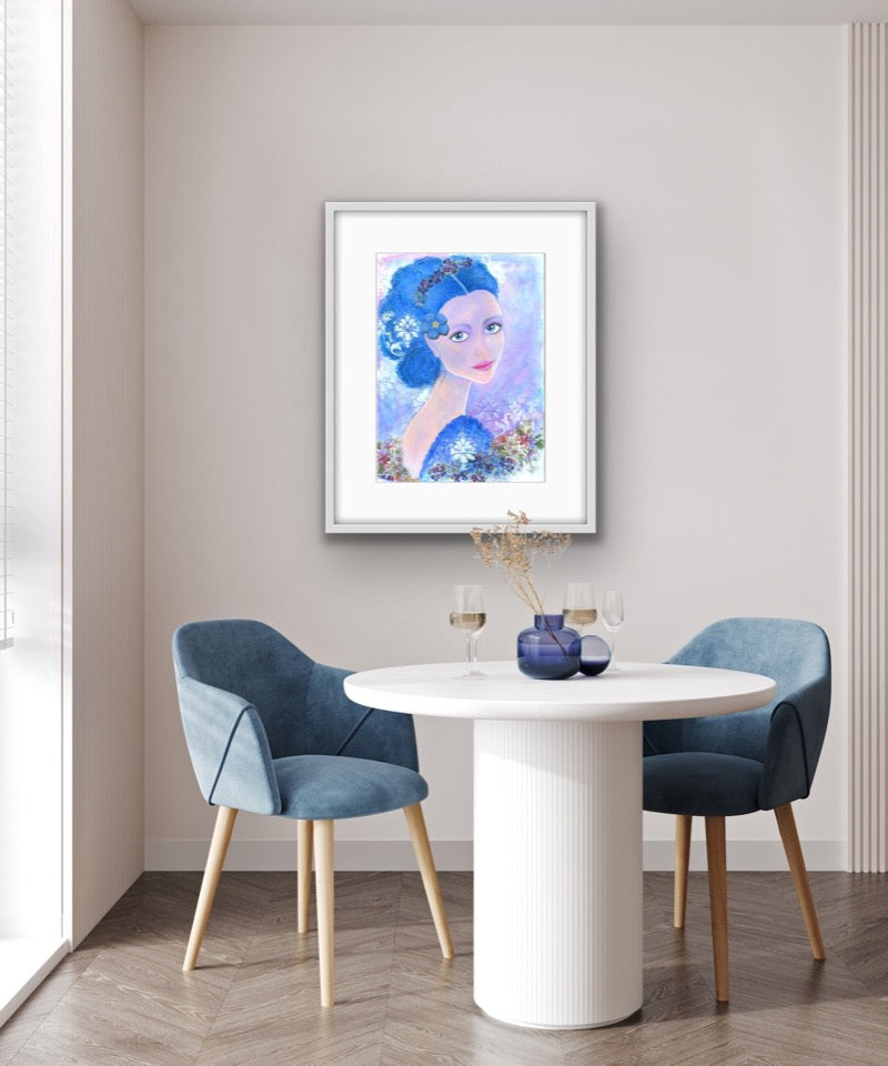 "Forget-me-not"  Fine Art Print - editafieldsart