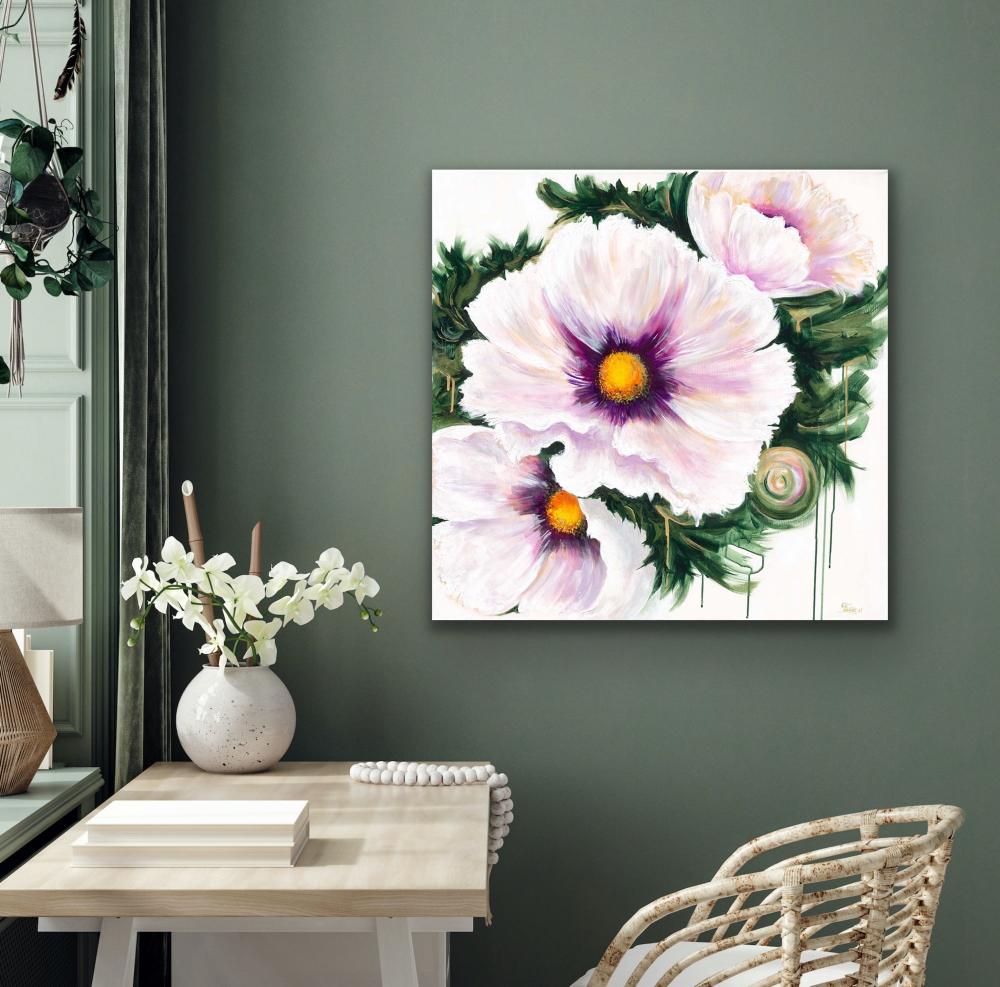 floral prints on canvas 