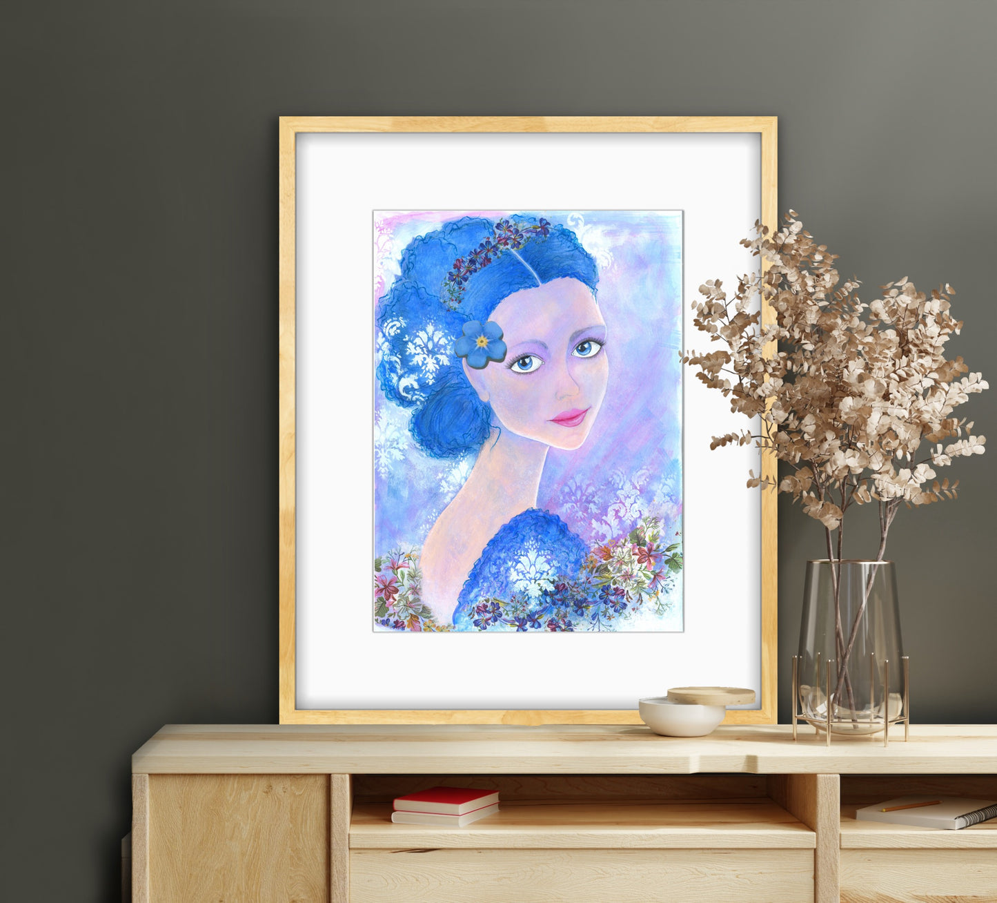 "Forget-me-not"  Fine Art Print - editafieldsart