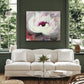 water lily original big bloom painting - editafieldsart