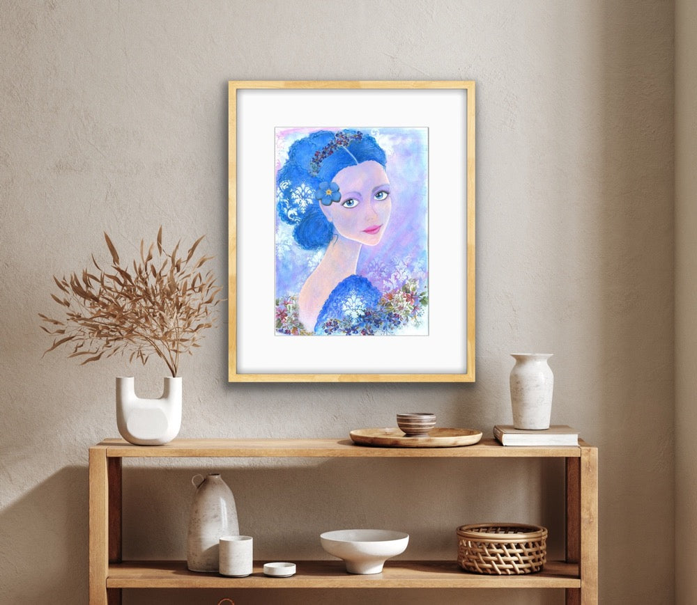 "Forget-me-not"  Fine Art Print - editafieldsart