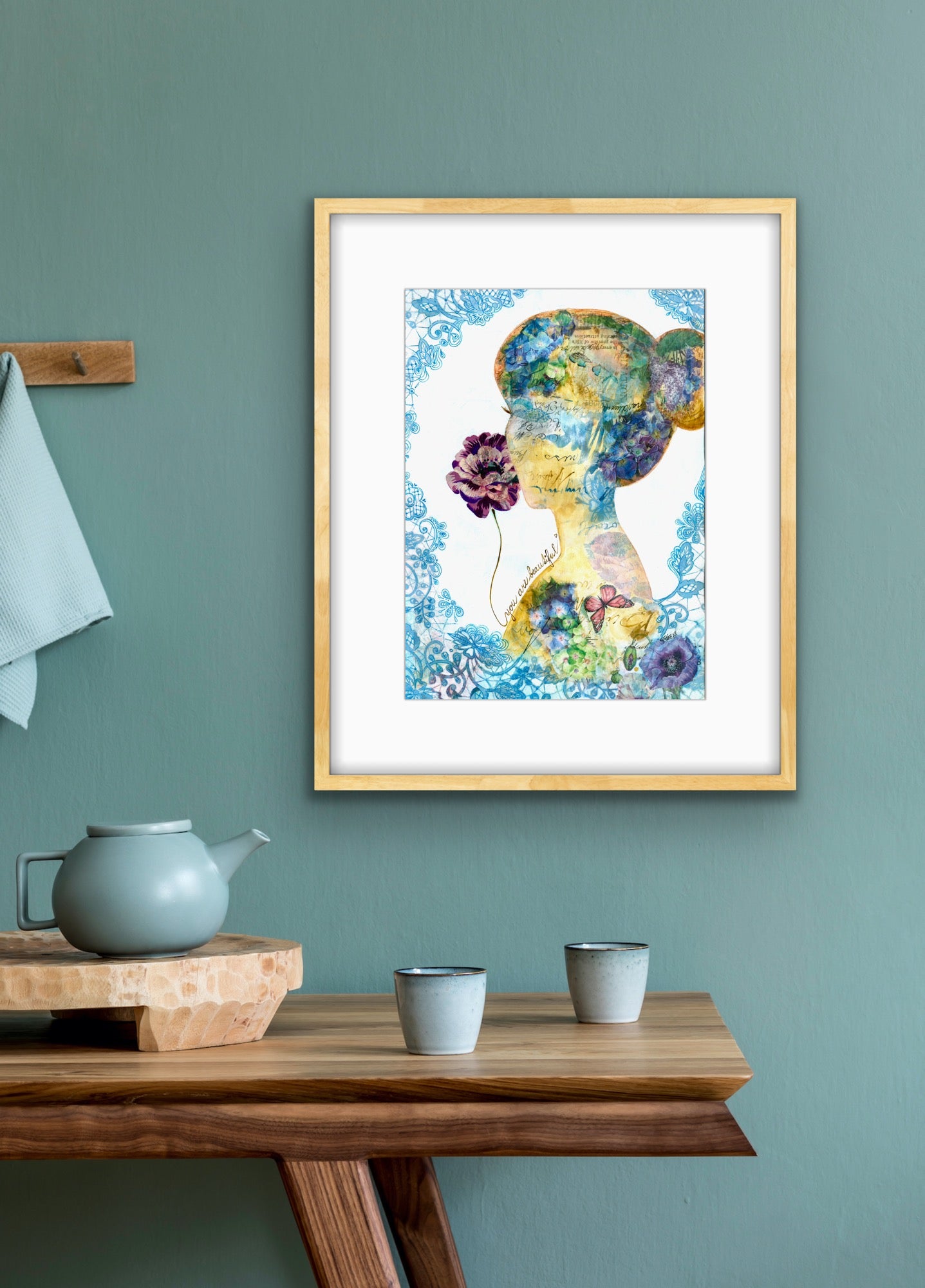 "You Are Beautiful" Fine Art Print - editafieldsart