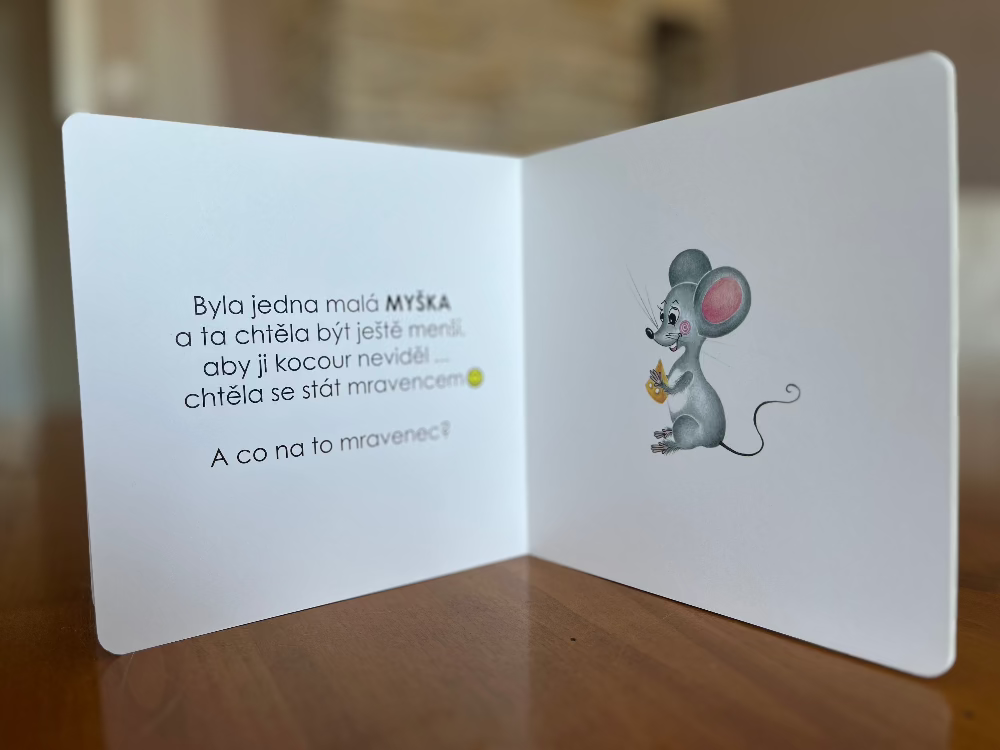O mravenci, který chtěl být velký jako slon - editafieldsart