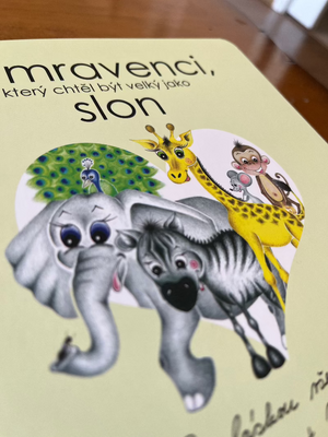 O mravenci, který chtěl být velký jako slon - editafieldsart