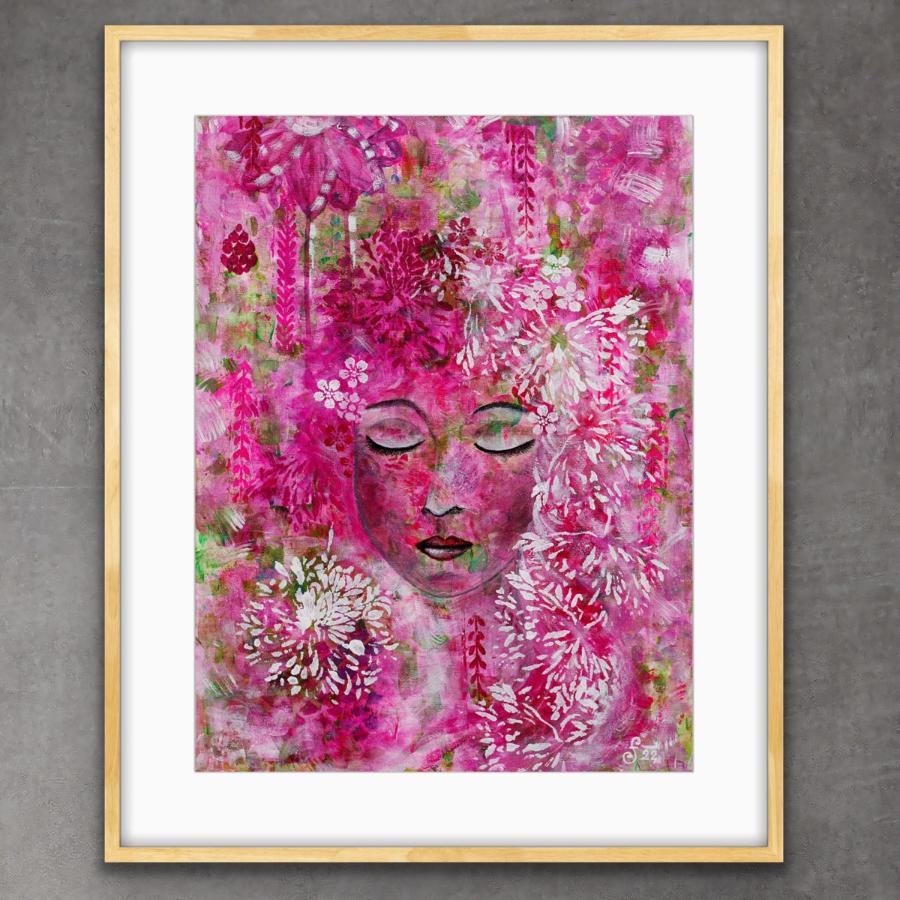 Framed and mounted art by Edita Fields