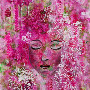"Into the silence" print on canvas by editafieldsart
