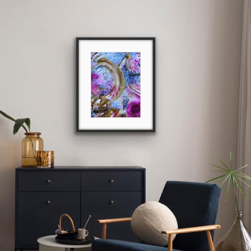 "Life" - framed and mounted fine art print