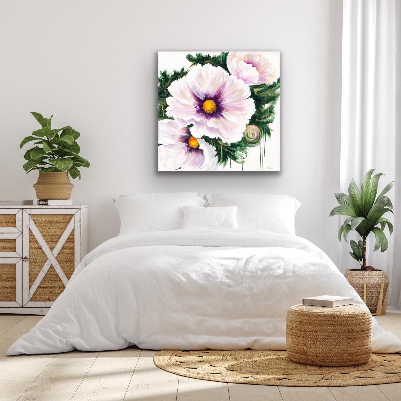 Print on canvas, bedroom decoration