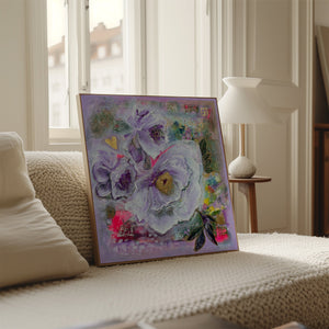 "Abundance" original floral art - editafieldsart