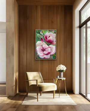 "Boundless love I." original floral art - editafieldsart