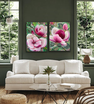 "Boundless love I." original floral art - editafieldsart