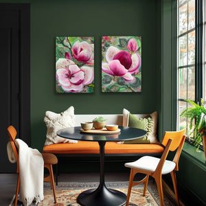 "Boundless love II." original floral art - editafieldsart