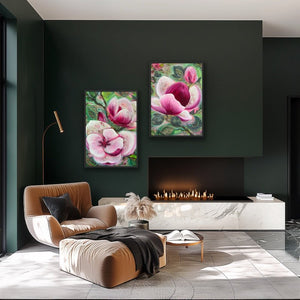 "Boundless love II." original floral art - editafieldsart