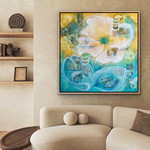 "Dreamer" original floral art - editafieldsart