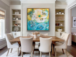 "Dreamer" original floral art - editafieldsart