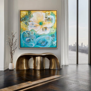 "Dreamer" original floral art - editafieldsart