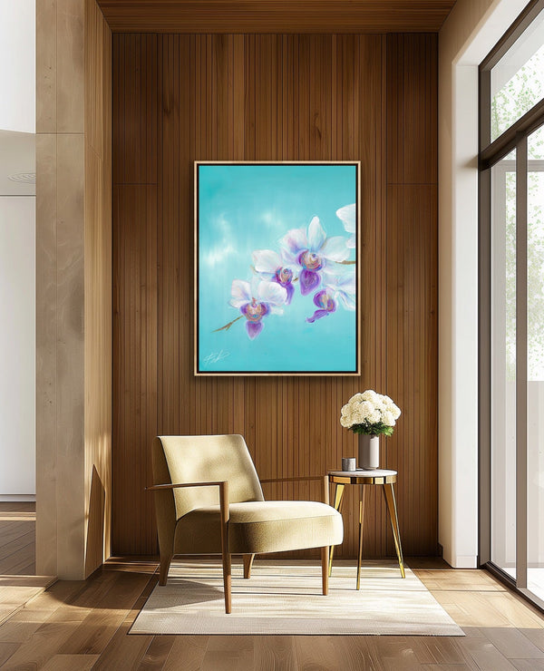 "Frequency of love II." print on canvas - editafieldsart