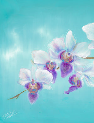 "Frequency of love II." print on canvas - editafieldsart