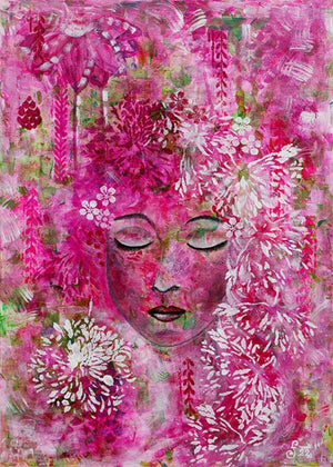 "Into the silence" original art - editafieldsart