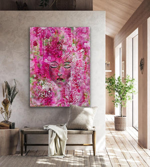 "Into the silence" print on canvas - editafieldsart