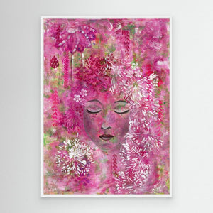 "Into the silence" print on canvas - editafieldsart