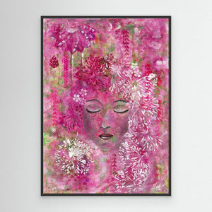 "Into the silence" print on canvas - editafieldsart