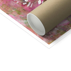 "Into the silence" print on paper - editafieldsart