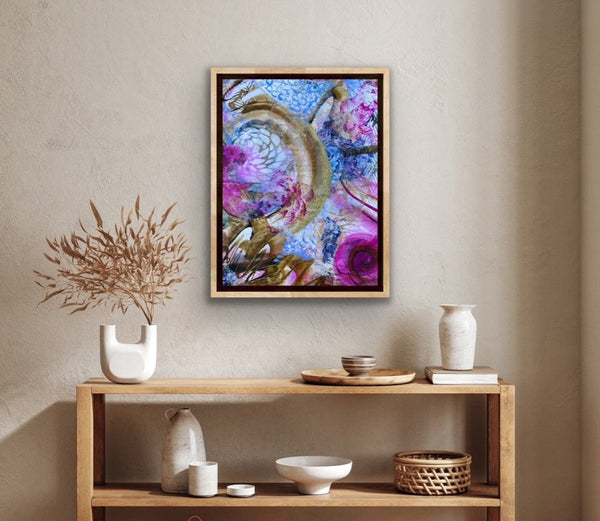 "Life" original abstract art - editafieldsart