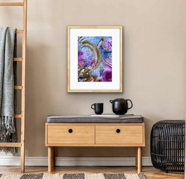 "Life" original abstract art - editafieldsart