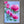 Luxury magnolia canvas print with pink flowers in a natural oak floating frame