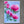 Luxury magnolia canvas print with pink flowers in a white floating frame