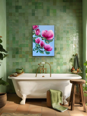 "Love is YOU" original floral art - editafieldsart