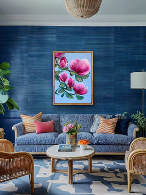 "Love is YOU" original floral art - editafieldsart