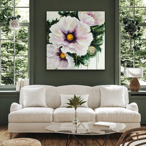 "Poppies I." original floral art - editafieldsart