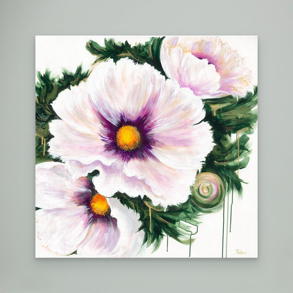 "Poppies I." print on canvas - editafieldsart