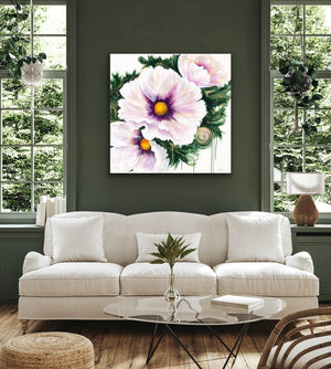 "Poppies I." print on canvas - editafieldsart