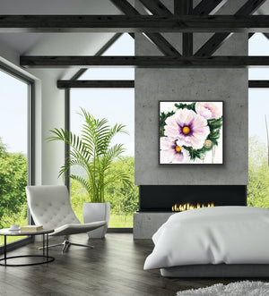 "Poppies I." print on canvas - editafieldsart