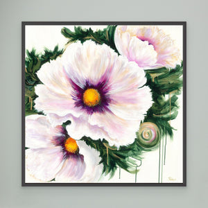 "Poppies" print on canvas - editafieldsart