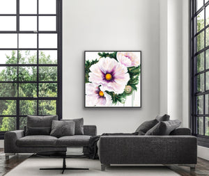 "Poppies" print on canvas - editafieldsart