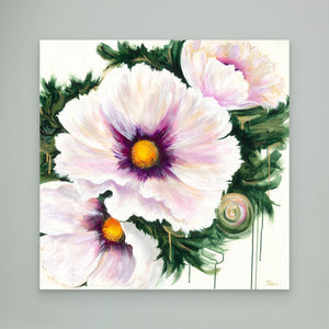 "Poppies" print on canvas - editafieldsart