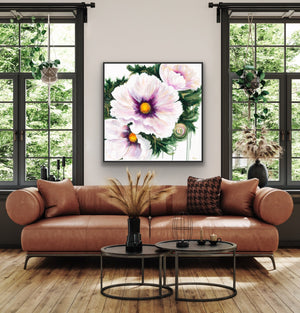 "Poppies" print on canvas - editafieldsart