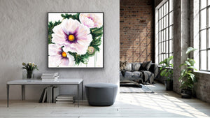 "Poppies" print on canvas - editafieldsart