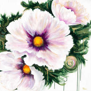 "Poppies" print on canvas - editafieldsart