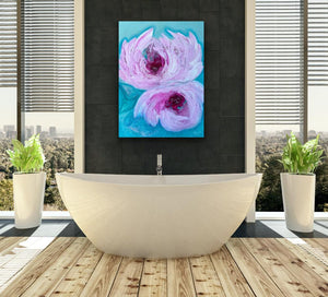 "Reflection" original floral art - editafieldsart