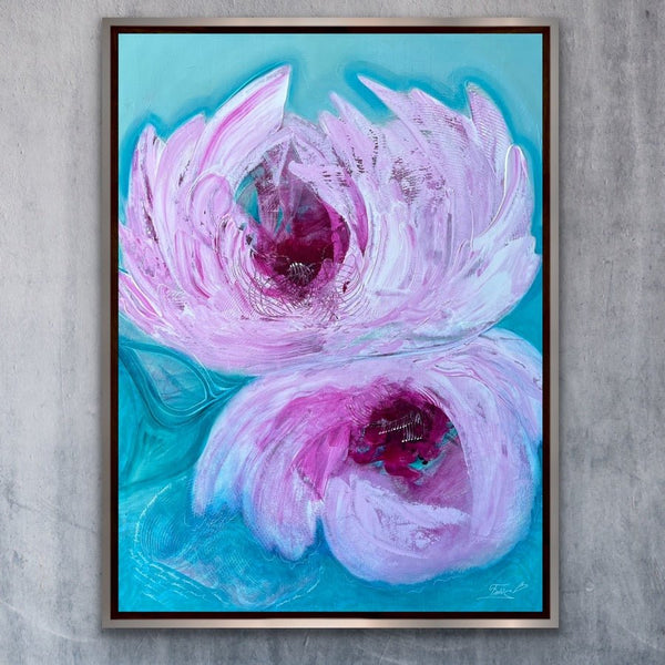 "Reflection" original floral art - editafieldsart