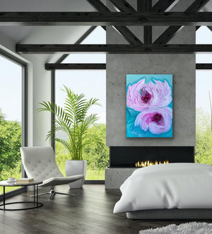 "Reflection" original floral art - editafieldsart
